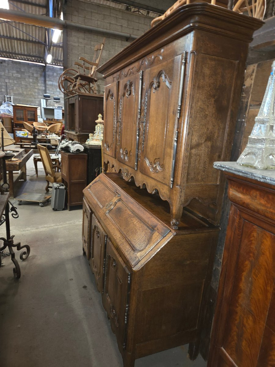 Buffet scriban lorrain debut 19ème en chêne -photo-2