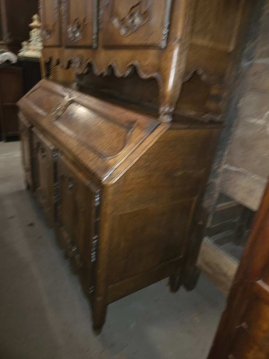 Buffet scriban lorrain debut 19ème en chêne -photo-3