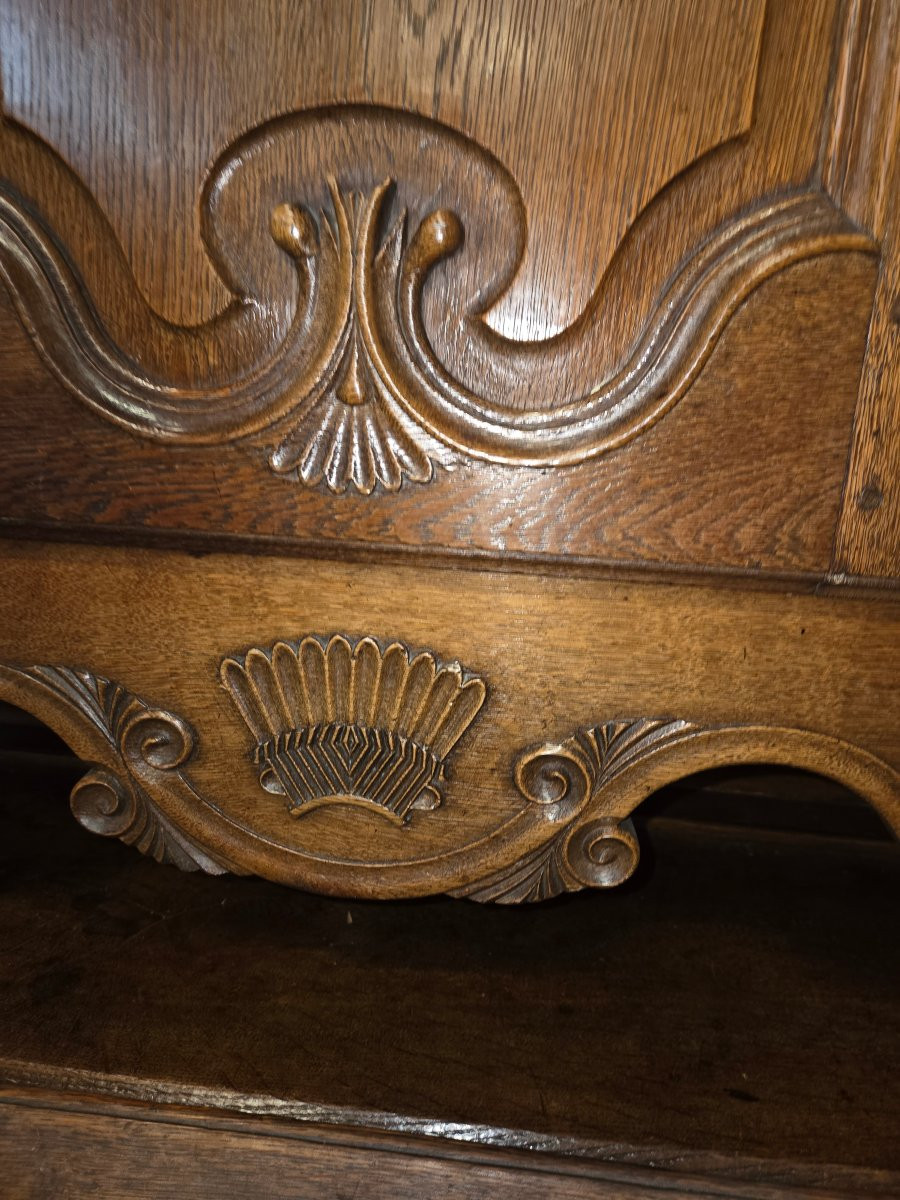 Buffet scriban lorrain debut 19ème en chêne -photo-4