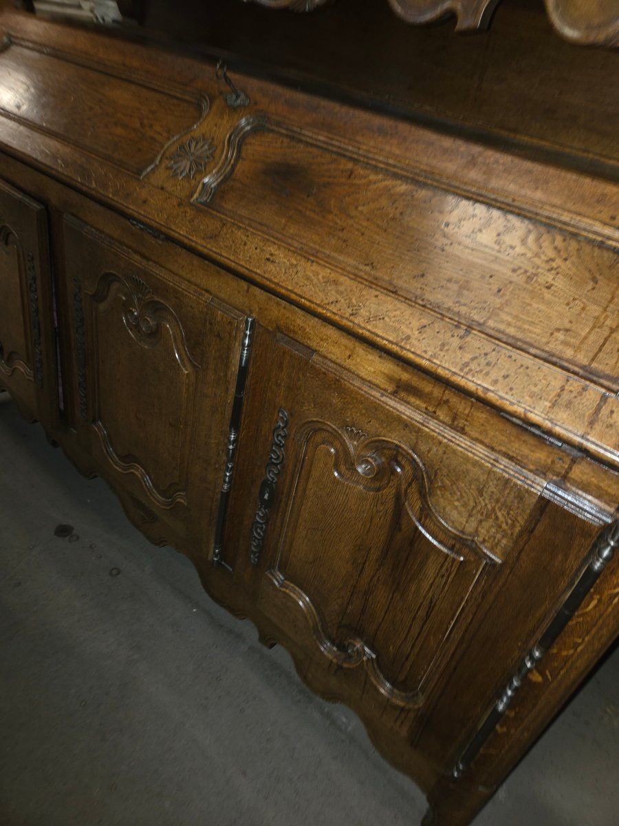 Buffet scriban lorrain debut 19ème en chêne -photo-6