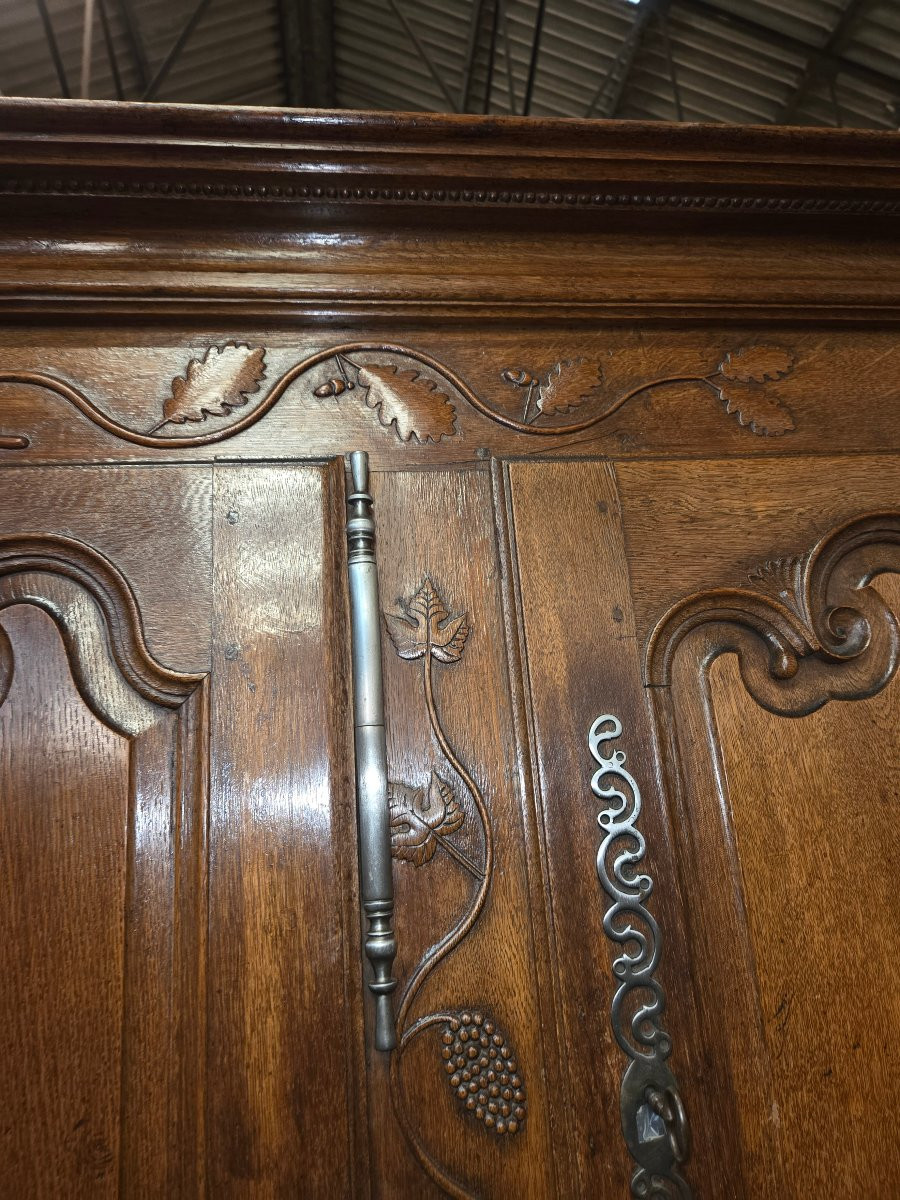 Buffet scriban lorrain debut 19ème en chêne -photo-7