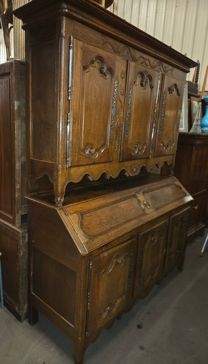 Buffet scriban lorrain debut 19ème en chêne 