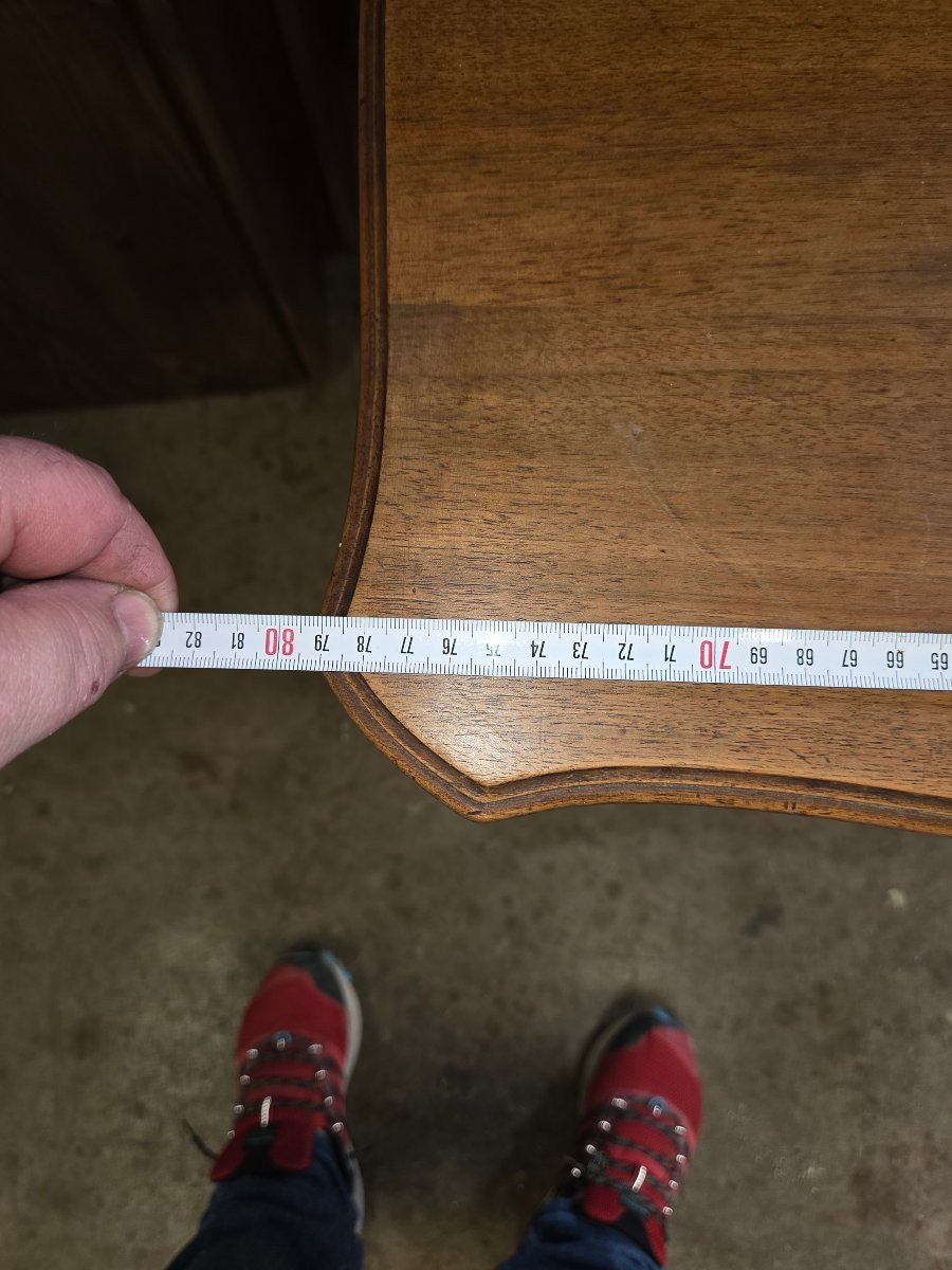 Small Louis XV Style Walnut Desk From 1900/1920-photo-6