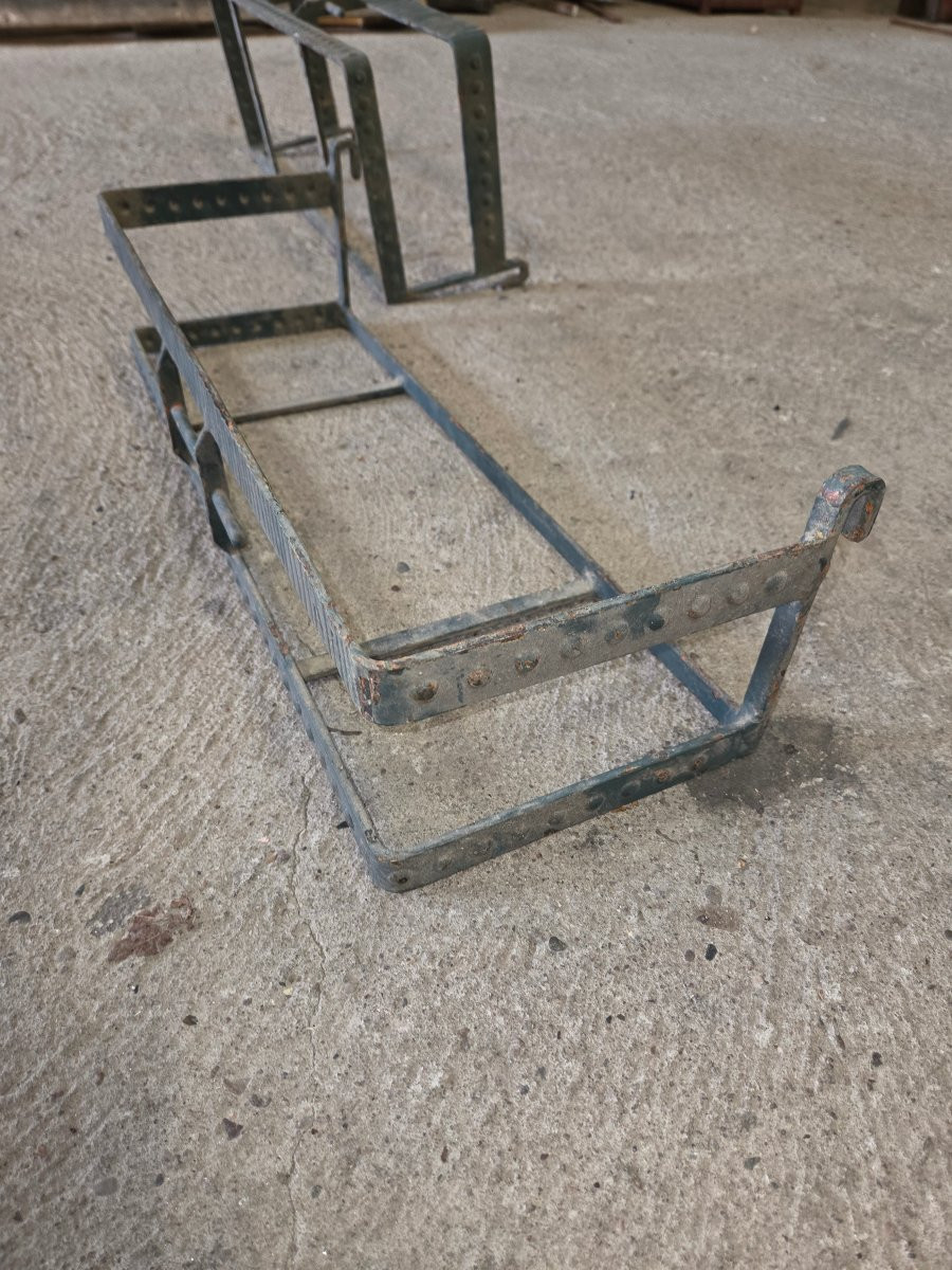 6 Art Deco Wrought Iron Jardiniere Supports From The 1930s From An Art Deco House In Nancy-photo-4