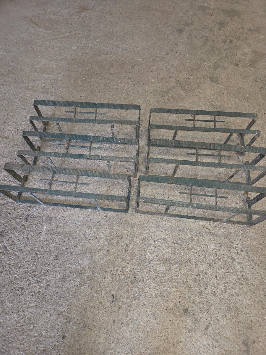 6 Art Deco Wrought Iron Jardiniere Supports From The 1930s From An Art Deco House In Nancy-photo-5