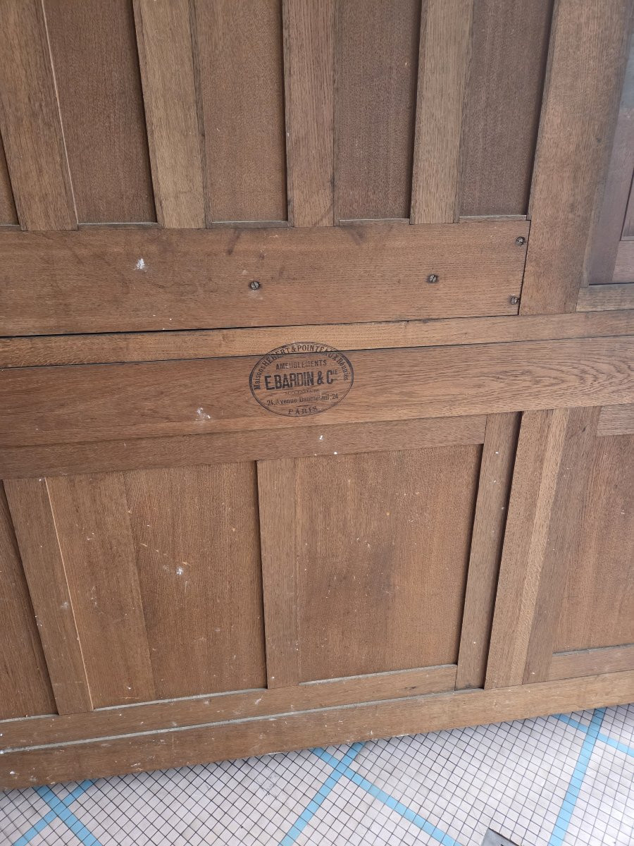 Very Large Renaissance-style Presentation Sideboard In Oak, Early 1900s-photo-1