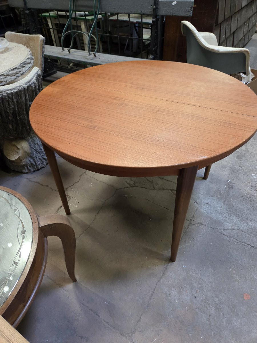 Scandinavian Teak Dining Table From The Late 60s-photo-1