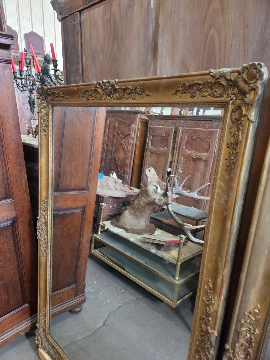 Pair Of Napoleon III Mirrors Can Be Set Horizontally Or Vertically-photo-3
