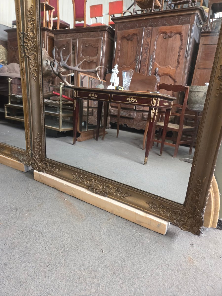 Pair Of Napoleon III Mirrors Can Be Set Horizontally Or Vertically-photo-5