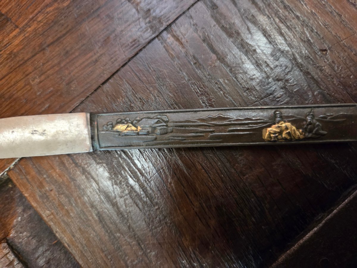 Set Of 11 Japanese Knives From The Late 19th Century -photo-1