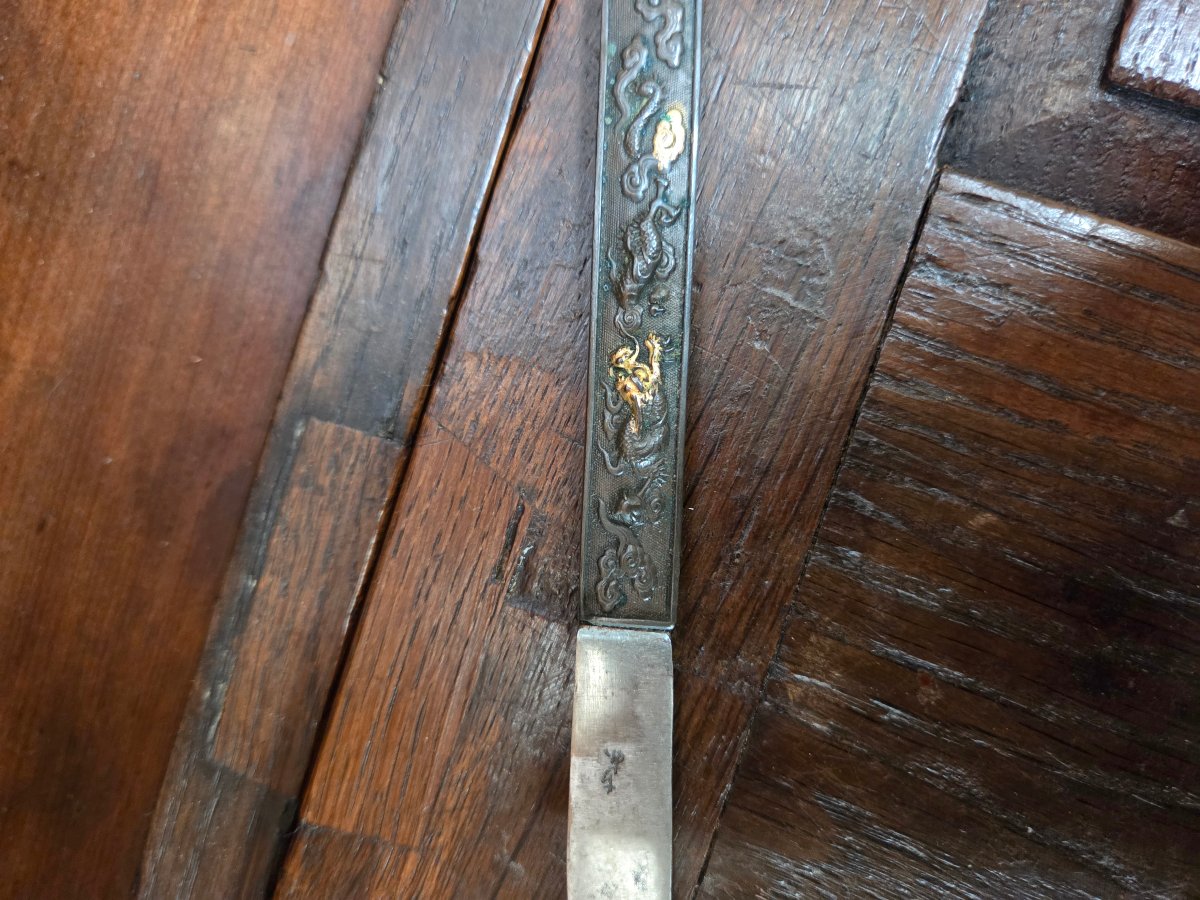 Set Of 11 Japanese Knives From The Late 19th Century -photo-5