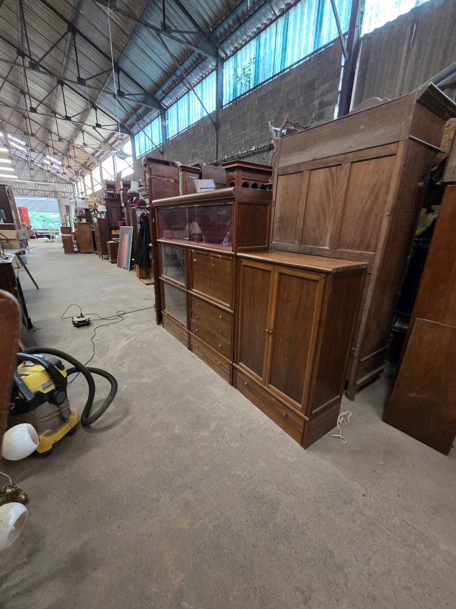 M.d. Modular Furniture Set In Walnut -photo-2