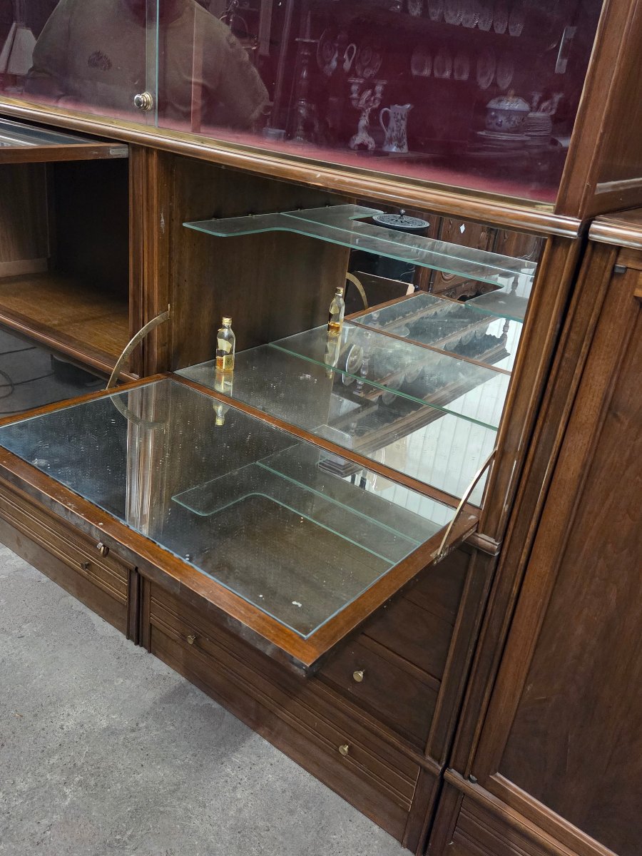 M.d. Modular Furniture Set In Walnut -photo-4