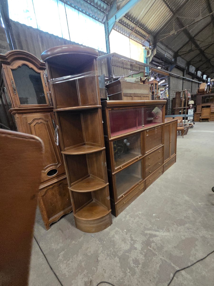 M.d. Modular Furniture Set In Walnut -photo-4