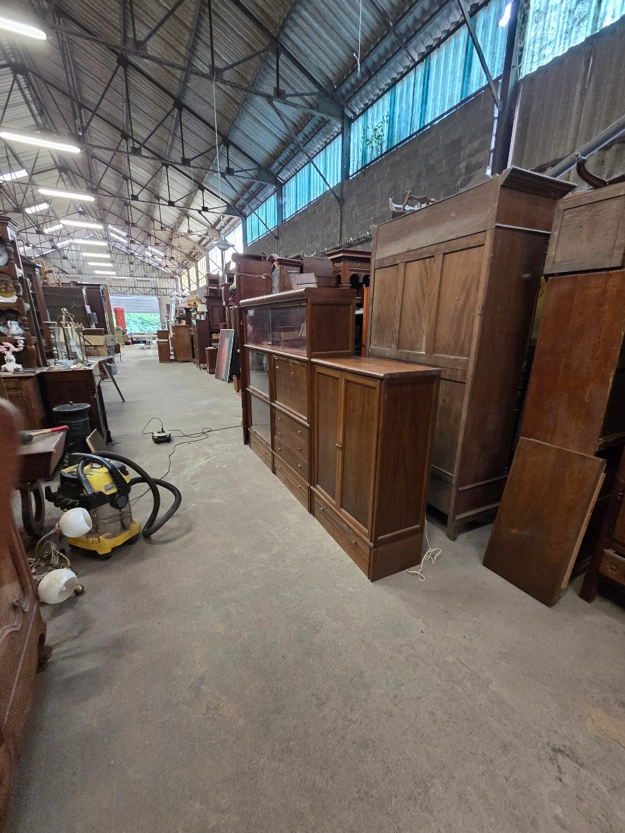 M.d. Modular Furniture Set In Walnut -photo-5