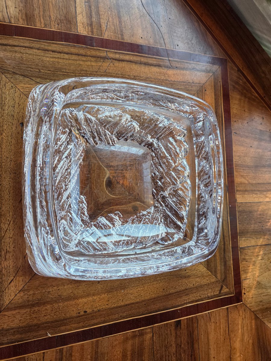 Crystal Planter From The 1960s, -photo-3