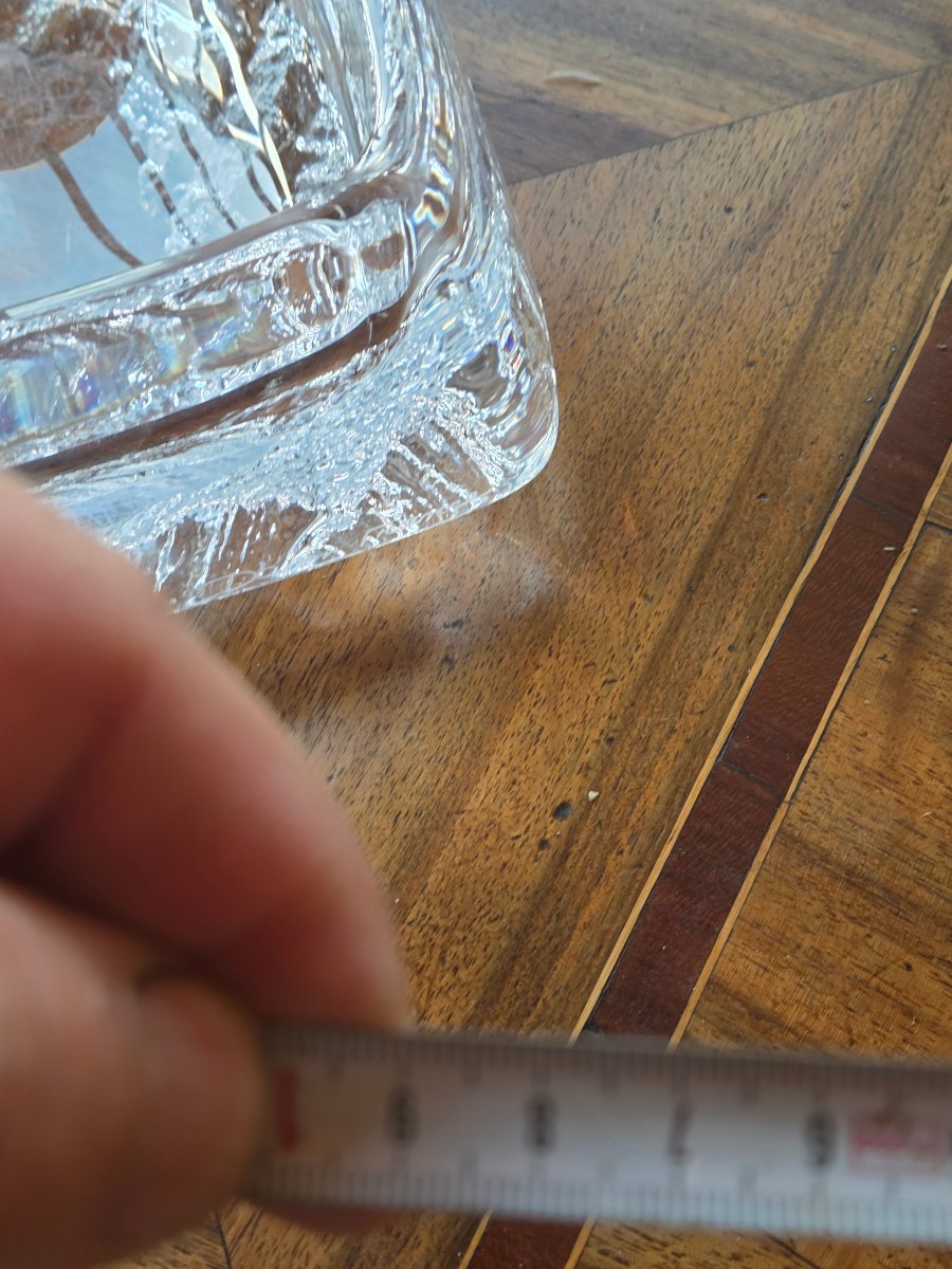 Crystal Planter From The 1960s, -photo-3