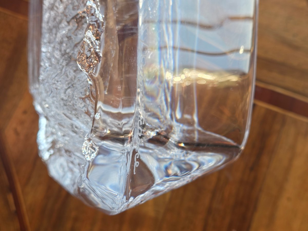 Crystal Planter From The 1960s, -photo-4
