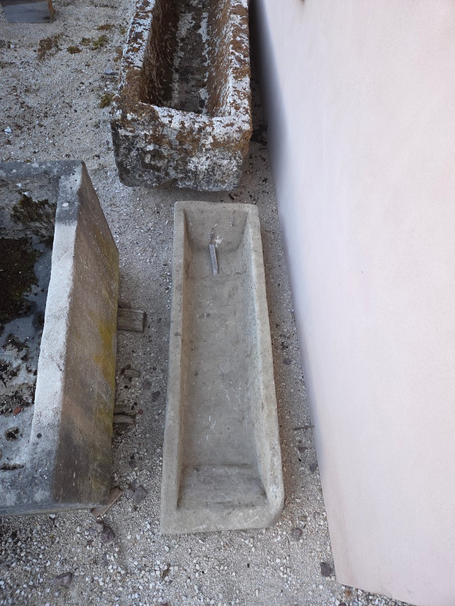 Large 19th-century Vosges Stoneware Trough -photo-3