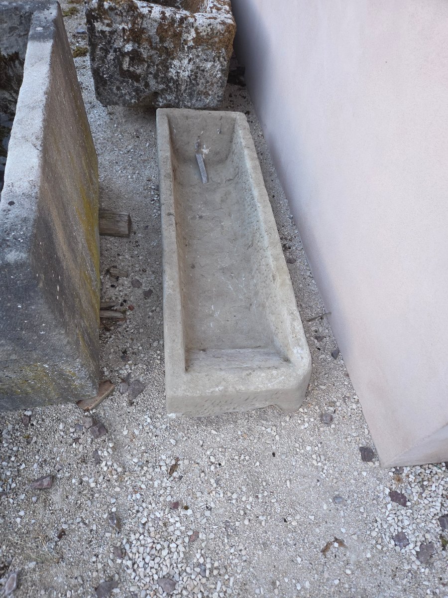 Large 19th-century Vosges Stoneware Trough -photo-4