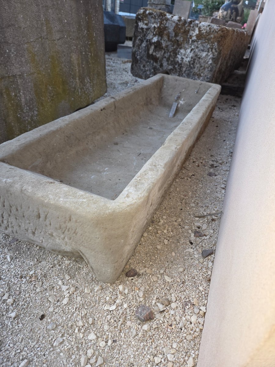 Large 19th-century Vosges Stoneware Trough 