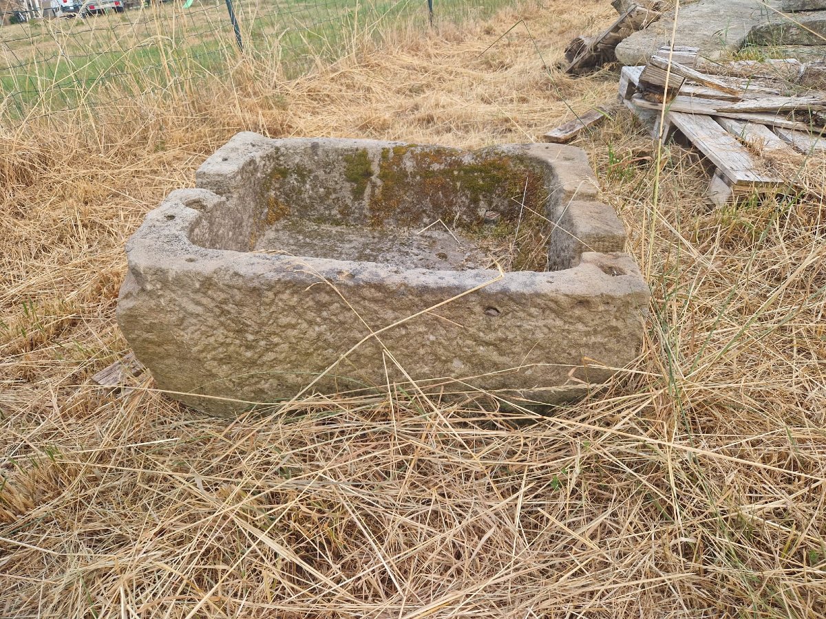 Early 19th-century Vosges Stoneware Basin -photo-2
