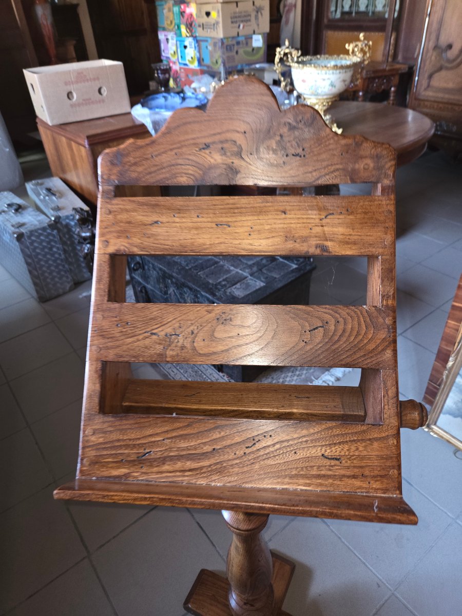 Lutrin des annees 50 en frêne -photo-1