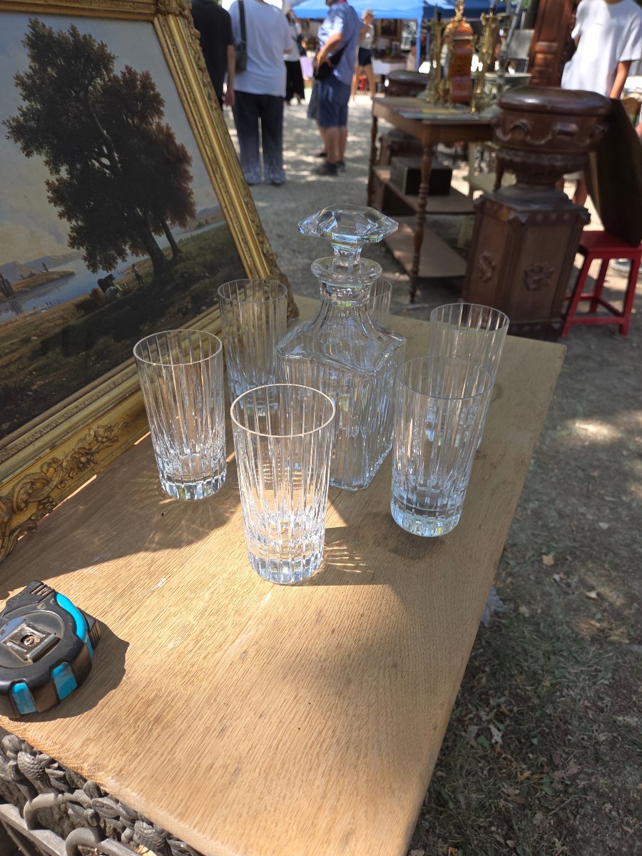 Service a whisky en cristal de Baccarat modèle Harmonie -photo-3