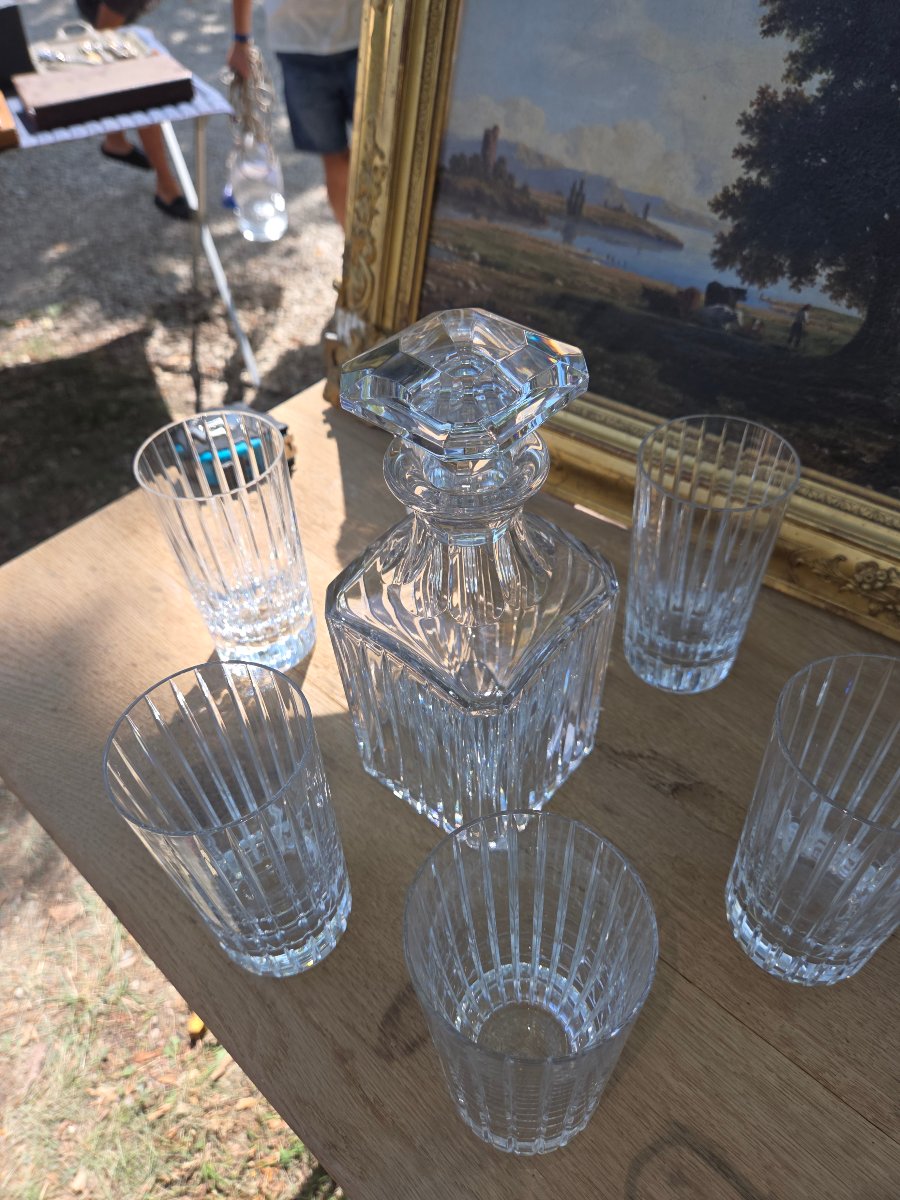 Service a whisky en cristal de Baccarat modèle Harmonie -photo-4