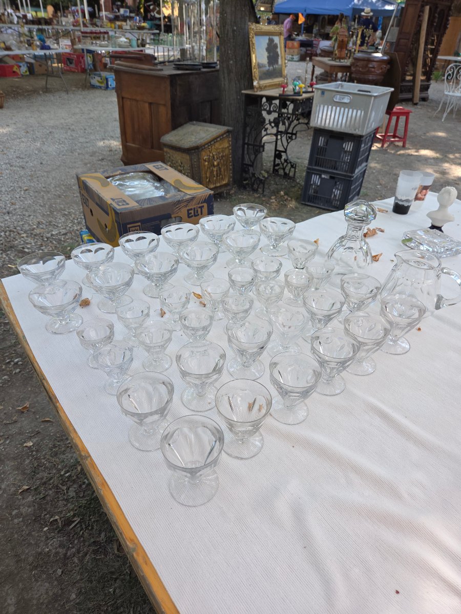 Baccarat Crystal Glass Set, Taleran Model -photo-3