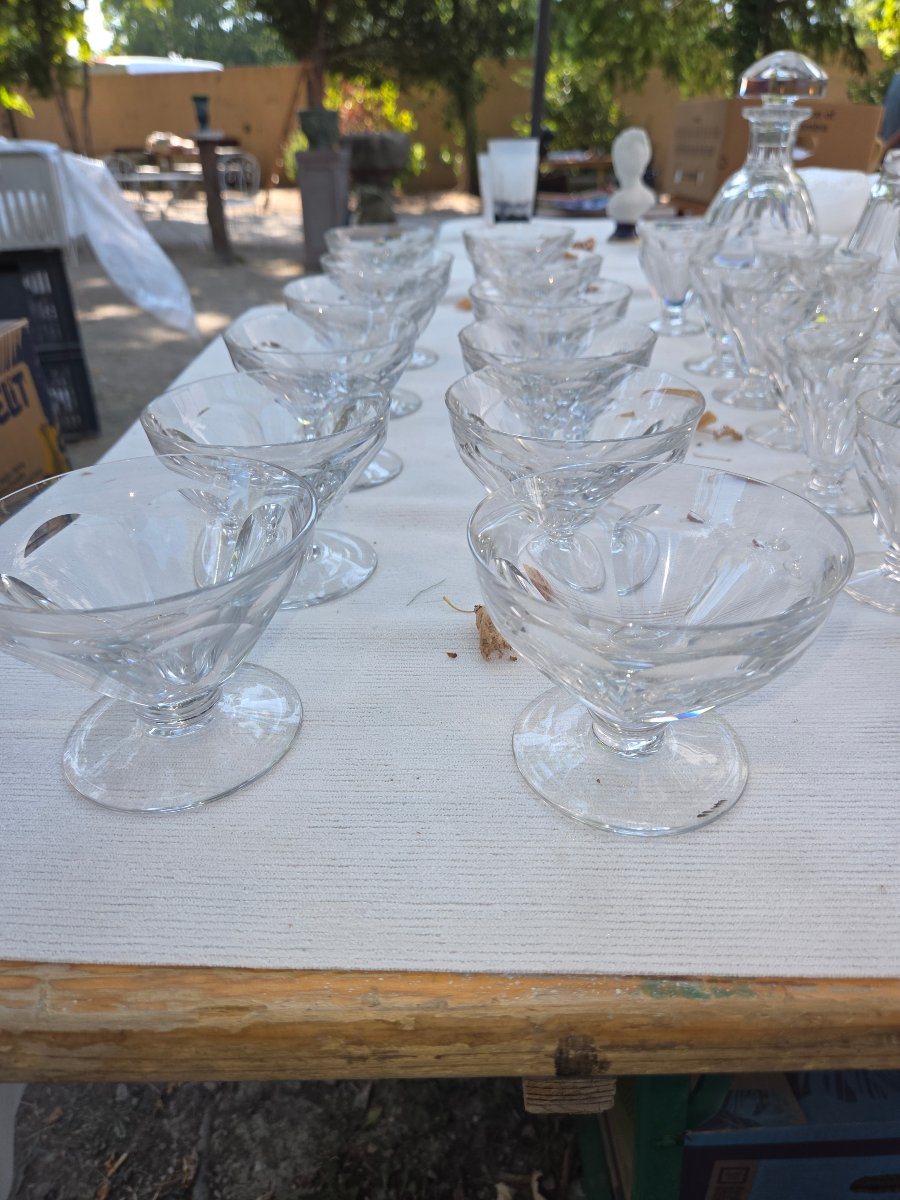 Baccarat Crystal Glass Set, Taleran Model 