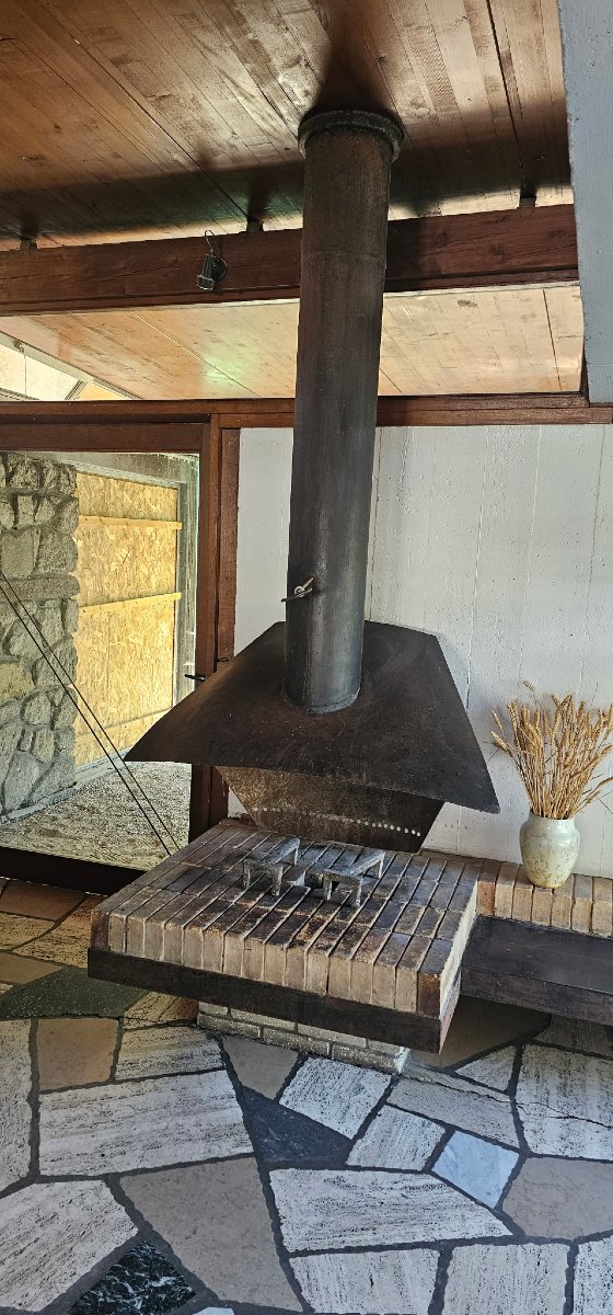 Chimney Hood In A House Designed By Hemri Prouvé In Nancy 