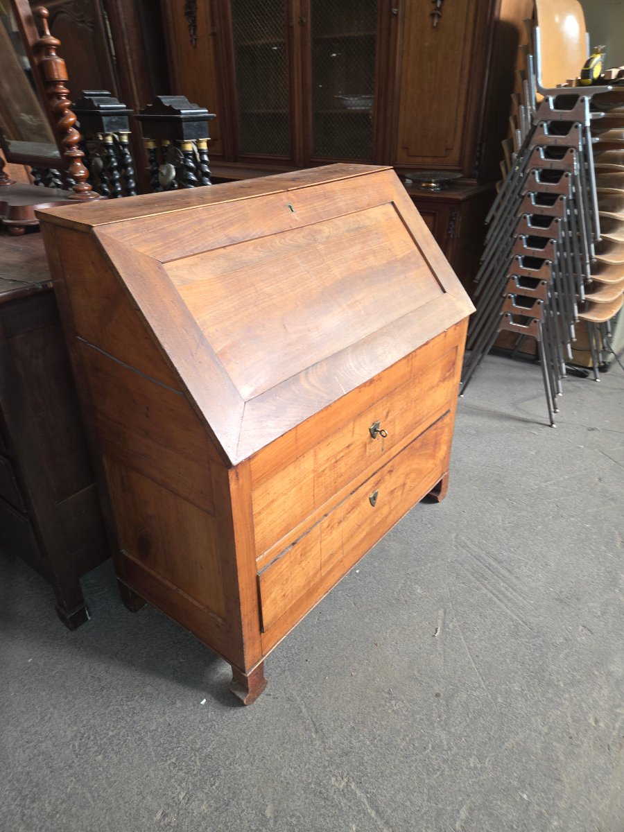 Commode dos d'âne en merisier d'époque restauration -photo-2