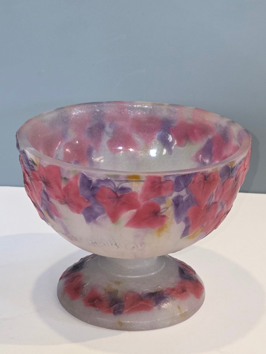 Coupe en pate de verre Gabriel Argy Rousseau -photo-4