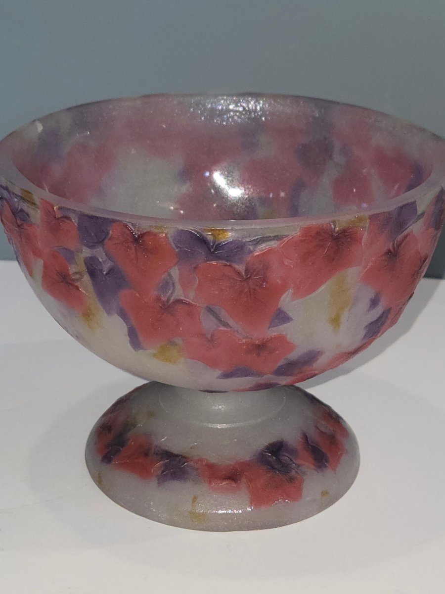 Coupe en pate de verre Gabriel Argy Rousseau 