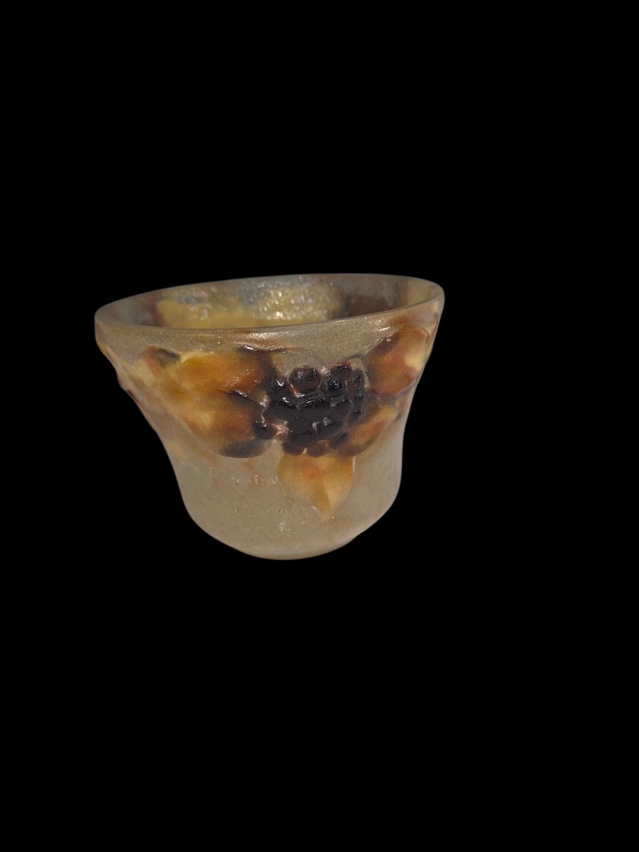 Coupe ou vase de gabriel Argy Rousseau  modèle "lierre" 1919