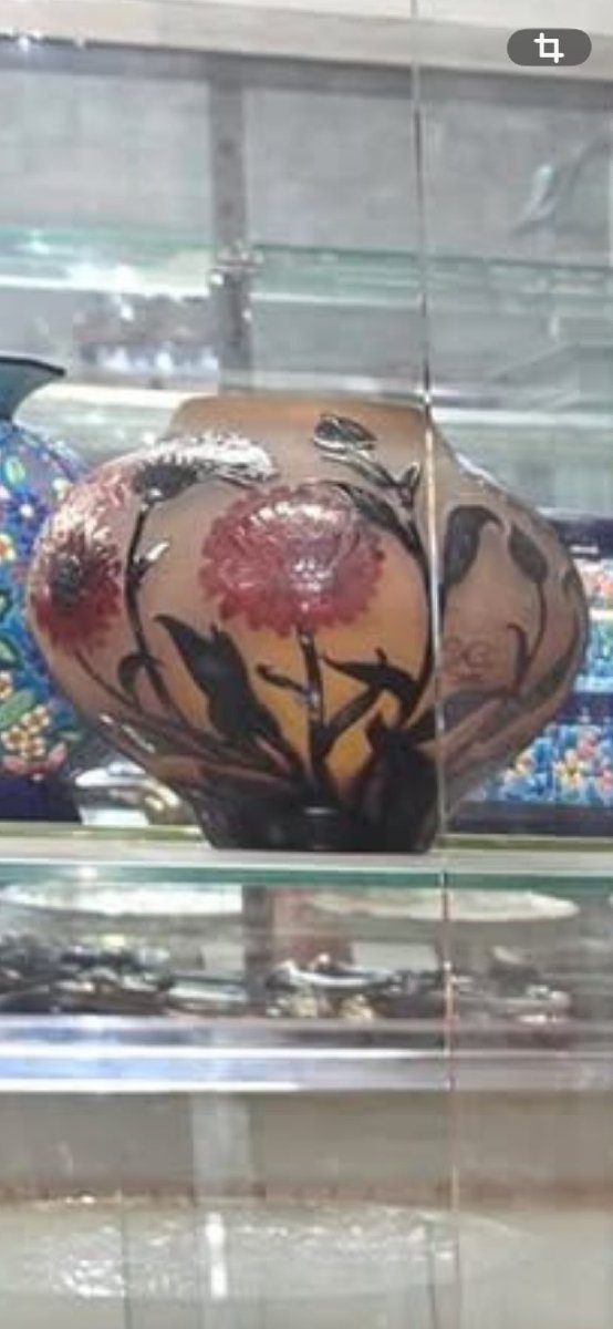 Art Nouveau Vase By Paul Nicolas Of Nancy With A Floral Design-photo-5
