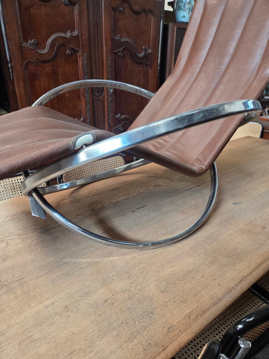 Chaise lingue Jet Star par RogerLecat éditions Steiner dans les années 70-photo-2