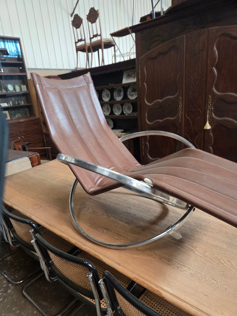 Chaise lingue Jet Star par RogerLecat éditions Steiner dans les années 70-photo-1