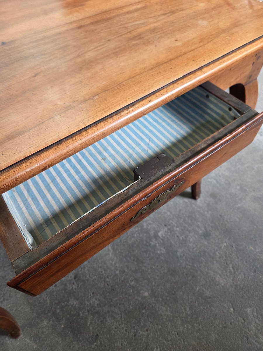 18th-century Louis XV Walnut Desk -photo-3