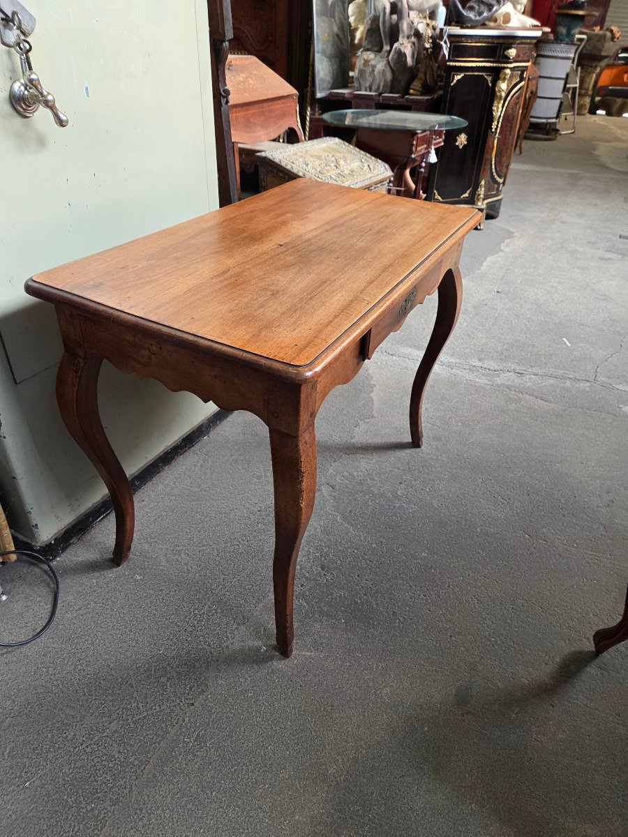 18th-century Louis XV Walnut Desk -photo-6