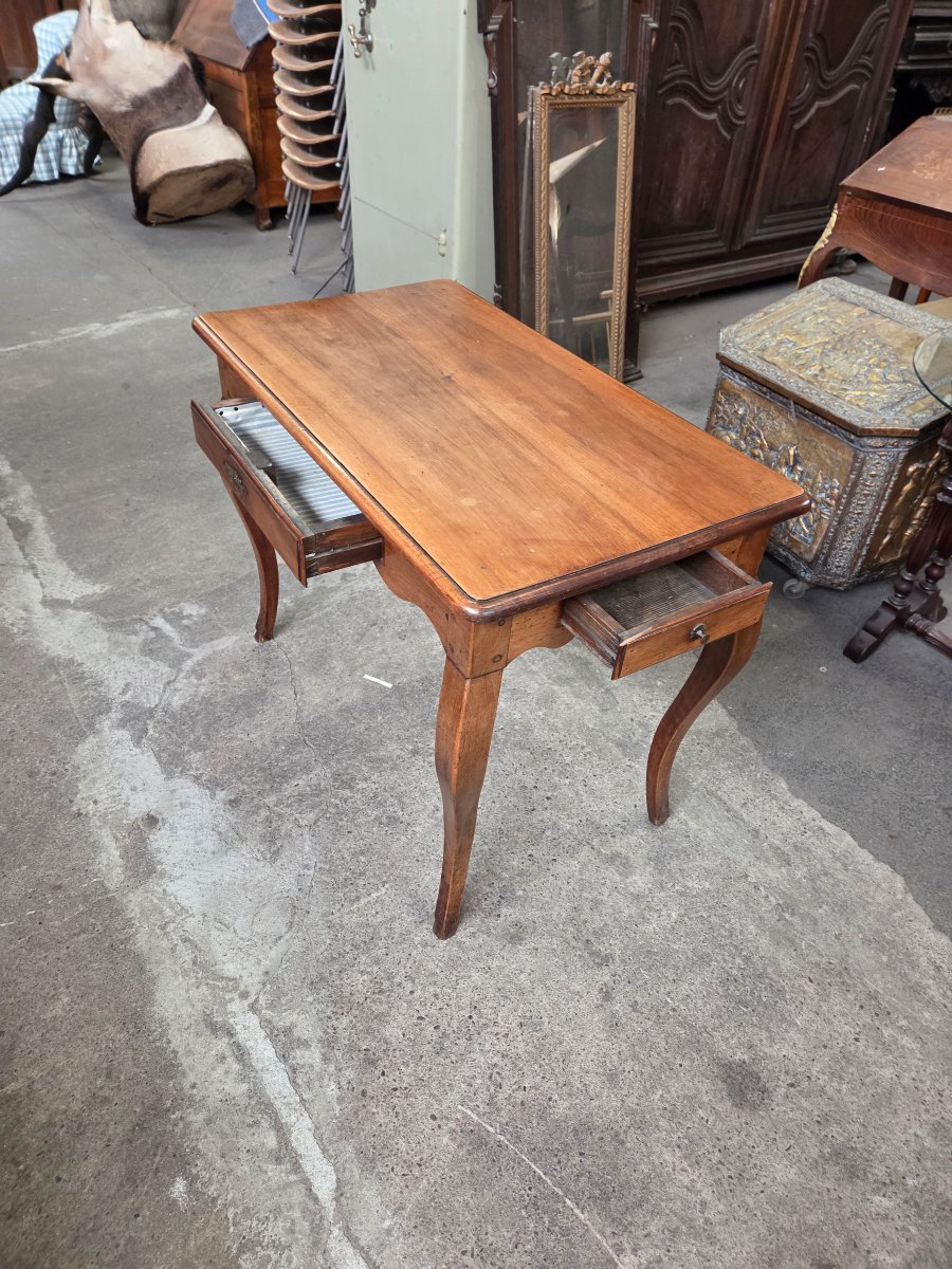 18th-century Louis XV Walnut Desk 