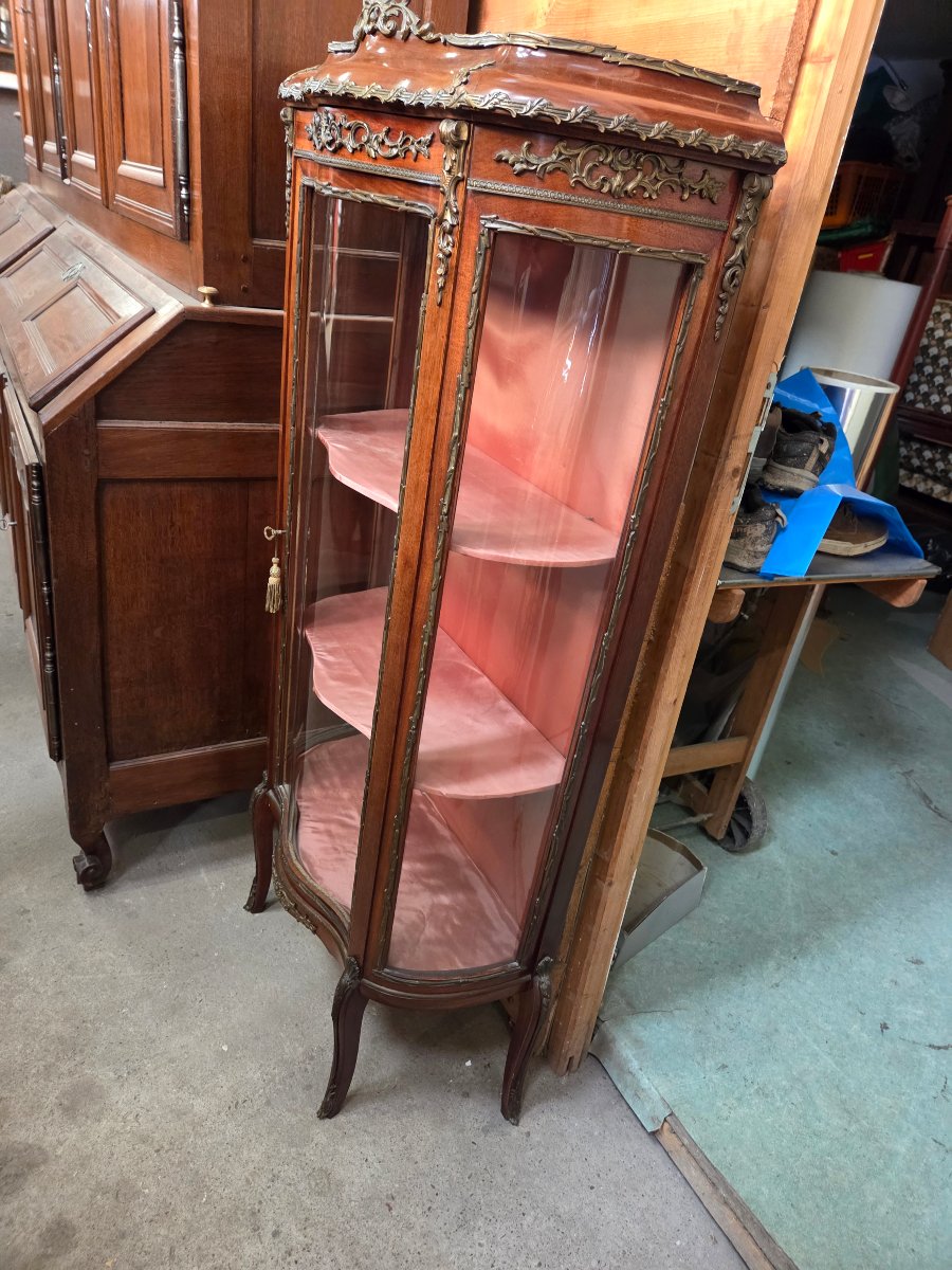 Louis XV-style Display Cabinet From The Late 19th Century -photo-2