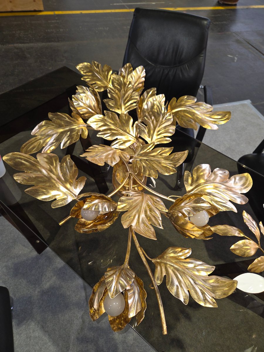 Chandelier By German Designer Hans Kögl (hollywood Regency Style, 1970s)-photo-1