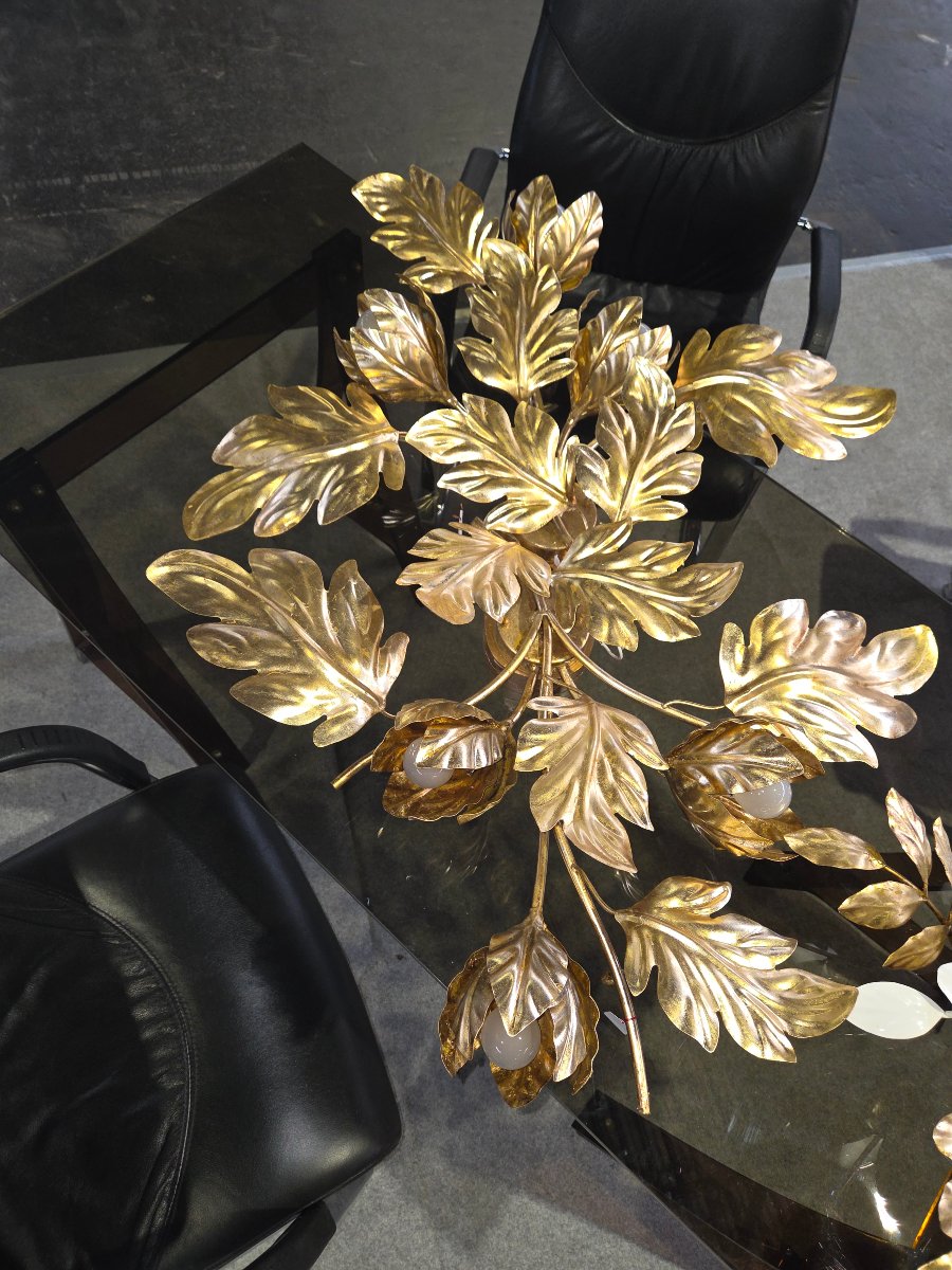 Chandelier By German Designer Hans Kögl (hollywood Regency Style, 1970s)-photo-4