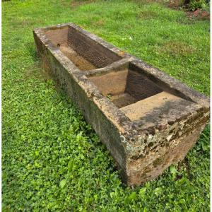 Large Basin In Vosges Sandstone From The Early 19th Century 