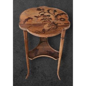 A Marquetry Talking Gueridon By émile Gallé From The Late 19th Century 