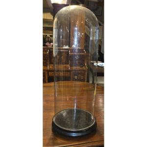 Tres grand globe en verre d'époque Napoléon III 