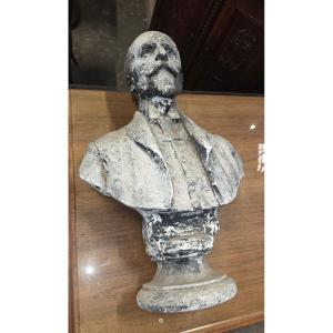 Buste en platre fin 1800 marqué Berry