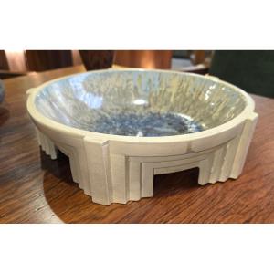 Coupe en grès art deco par Joseph et Pierre Mougin1898 /1950) 